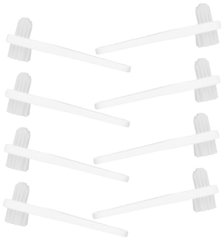 ZUNOXAZ 8pièces Brosse Pour Dentier Pour Appareils Dentaires Prothèses Dentaires Double Face Portable Nettoyage Pratique