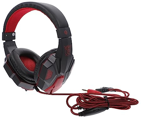 SHINEOFI Cuffie Gioco Microfono Integrato Riduzione Rumore Cuffie Sovraurali Per Usb Controllo Volume