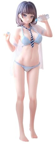 Gooyeh Anime Original Peinture Figure Illustration Fille Figure Pose Eau Pose Modèle PVC Collection Décoration de Bureau pour Fans 25 cm