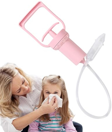 Aspiratore Nasale Professionale – Comoda Pompa A Mano Potente Per Congestione | lenitivo Immediato Dal Muco, Respirazione Libera | Igienico, Senza Batterie, Sempre Pronto | Per Genitori E Viaggiatori