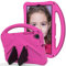 Tading Kids Case for Lenovo Smart Tab M8 for Boys Girls, Lenovo M8 Tablet Case with Handle Stand for Lenovo Tab M8 4th Gen TB-300FU 3rd gen TB8506F 2nd Gen TB-8505F TB-8505X - Rose