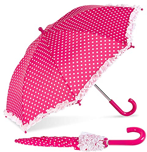 ShedRain Kids Umbrella for Boys & Girls - Pinch-Proof, Easy Grip Handle, Compact Children's Umbrella for School & Travel