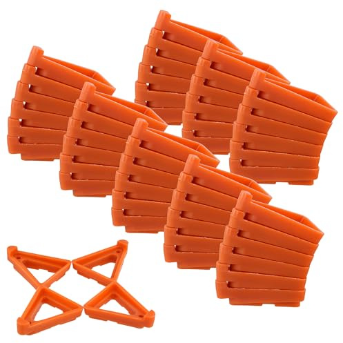 FUNSUEI Lot de 48 pieds triangulaires pour pot de fleurs d'extérieur et d'intérieur