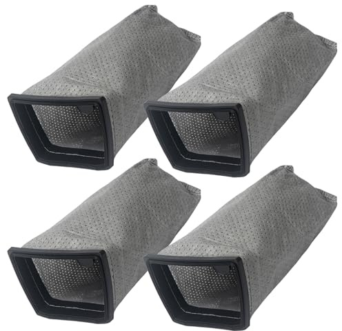 HEPA Cloth Filter Bags Replacement for Hoover Porta Power Swingette S1015 S1029 CH30000 Commercial Canister Vacuum Cleaner Bag, Replace 43662023 (4 Pack)