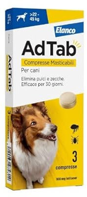 AdTab 3 Compresse Masticabili Cani 900 mg 22-45 Kg