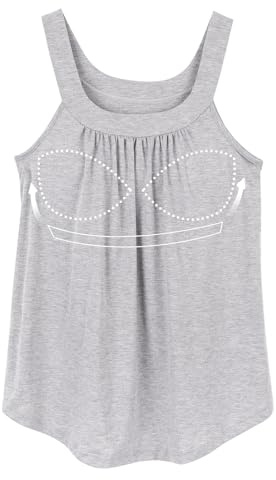 ANYFITTING Camiseta de Tirantes Mujer con Sujetador Integrado Camiseta sin Mangas con Cuello Redondo y Sujetador Integrado L