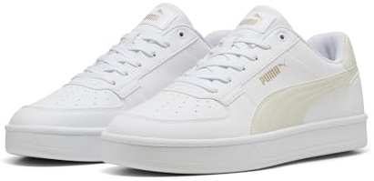PUMA Caven 2.0, Zapatillas Unisex Adulto, Puma White-Vapor Gray-Puma Gold, 38 EU