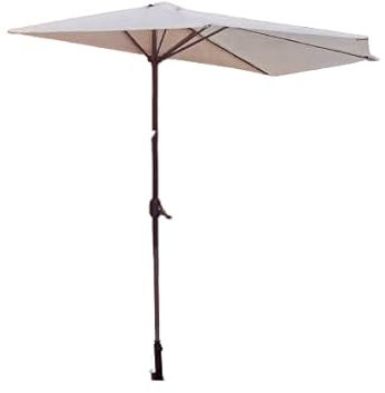 kasaviva Ombrellone Mezzaluna Da Parete Ecrù