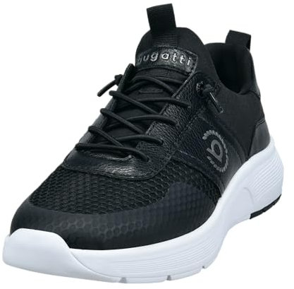 bugatti Damen Sandaletten, Frauen Sandalen,Sommersandalen,bequem,flach,Sommerschuhe,Freizeitschuhe,offene Schuhe,schwarz (1000),39 EU/EU UK