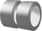 Nuangoo 2 Stück Panzertape, Klebeband Wasserdicht, 27 m x 48 mm Gewebeband, superklebend und reißfest, geeignet für Haus, Garten, Auto, Baustelle, Outdoor Camping (Silber)
