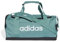 adidas Unisex Essentials Linear Duffel Bag, Powder Teal/Black/White, S