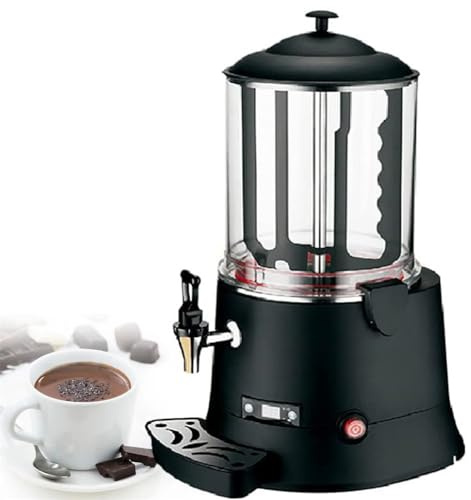 Varm chokladdispenser 5L/10L, elektrisk chokladdrycksmaskin med temperaturjustering, chokladfontän, tempereringsmaskin 10L