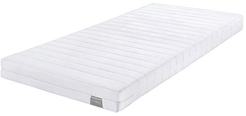 Traumnacht Easy Comfort Kallskummadrass 90 x 190 cm | H2 mjuk | Ergonomisk och andningsbar | Öko-Tex certifierad, 11 cm höjd | hypoallergen och antibakteriell | tysk kvalitetsstandard
