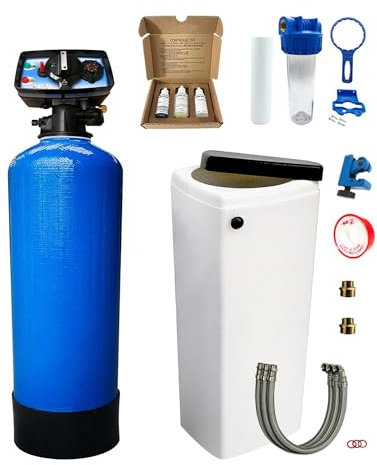 Addolcitore Acqua Biblocco 30l Toodo Fleck 5600 Cronometrico Meccanico Completo Di Kit Installazione