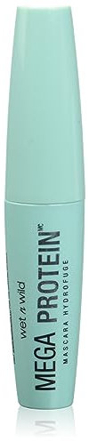 Wet n Wild - Mega Protein Mascara Waterproof - Máscara Negra, Nutre y Enriquece las Pestañas - Fórmula con Aceite de Acai y D-Pantenol para Proteger y Fortalecer las Pestañas - Very Black