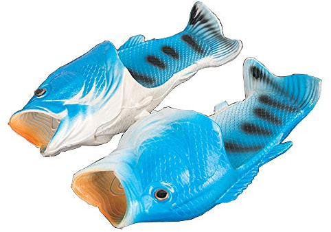 Asifn Pesce Forma Spiaggia al Coperto Pantofole Unisex Bagno Slittata Indossare Accogliente Scarpe Creativi Bambini Divertente personalità Animale Sandali