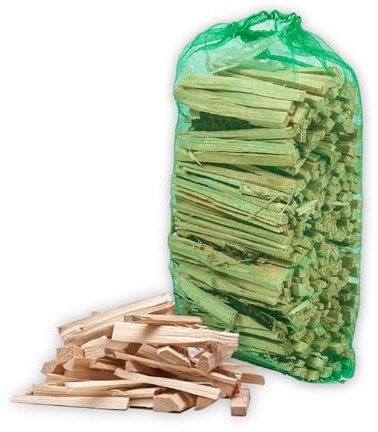 Carbeth Plants - Kiln Dried Kindling Wood (Approx 5kg) - Easy Light Natural Firelighters - For Wood Burners, Fire Pits, Fireplaces & Stoves - For BBQs, Stone Pizza Ovens & Food Smokers