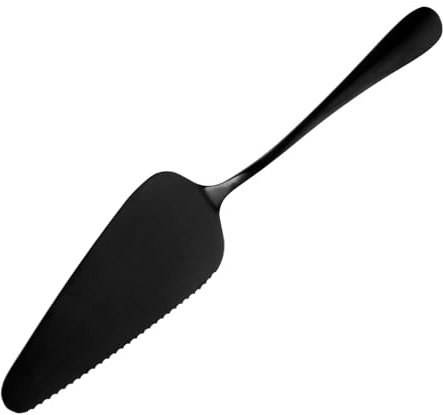 Zerodeko Pala Per Torta Nuziale Pala Tagliapizza Rotella Tagliapizza Tortiere Pala Per Spatola Per Torte Coltello Da Torta e Server Paletta Per Torte Pala Per Dolci Taglia Formaggio Black