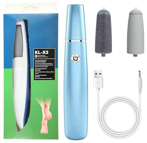 FunnAura Electric Foot File Hard Skin Remover, Professional Electric Callus Remover for Feet Dead & Cracked Skin