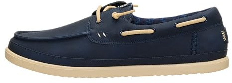 MOCASSINI Uomo HEY DUDE 45139 HARBOR LO CLASSIC 4ZQ NAVY BLAZER/BOULDE R TAN