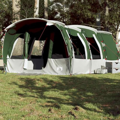 Générique Tente familiale Tunnel 8 Personnes Vert imperméable,Tentes,12.9KG-94749