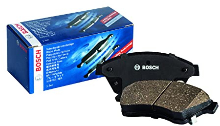 Bosch BP1699 - Pastiglie Freni Auto, Delantero - Calidad Bosch - Reducción de Ruido y Polvo - Certificación ECE-R90 - Sin Cobre - 1 Juego de 4 Pastillas - Con Accesorios