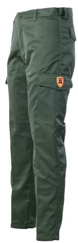 fratelliditalia.org Pantalone Rivestimento in Flanella Verde o Mimetico Oversize Taglie calibrate dalla 46 alla 66