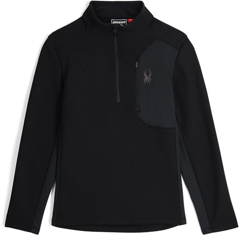 Spyder Bandit Half Zip, Herren, Schwarz, XL