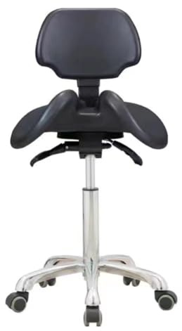 Silla de Dentista SFKLYU con Sillín Ergonómico, Taburete Ajustable con Elevación Hidráulica, A3