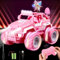 FORMIZON Pink RC Ferngesteuertes, Ferngesteuertes Auto Off-Road mit LED, 1/18 Off-Road Auto mit Windmühle, Geeignet für 3-12 Jungen Mädchen, Ideale Spielzeug Geschenke für Geburtstag