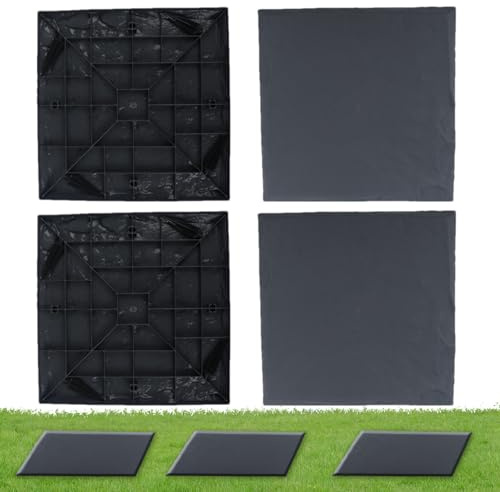 de Piedra Decorativa - Paseos de paisajismo, Pasos de jardín | Piedras de jardín de Servicio Pesado, escalones al Aire Libre para Caminos de jardín, Piedras de Pasarela Duradera e Resistente a