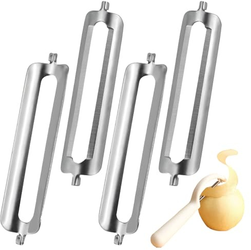 Pack of 4 Peeler, Replacement Blade for SchäLef, Replacement Blades Asparagus Peeler Replacement Blade for SchäLfix WMF, SchäLef, Peeler, Best Replacement Blades