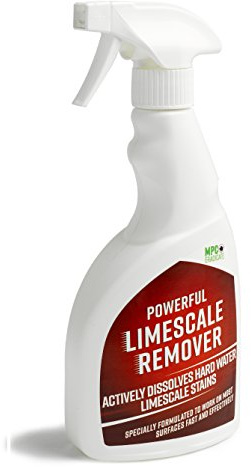 MPC ERADICATE Limescale Powerful Hard Water Stain Remover Bath Bathroom Descaler Tap Taps Shower Head tiles Screen Window Door enclosure