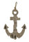 Perchero Pared Ancla Decorativa de Madera, Decoración del Hogar Vintage. Diseño Marinero/Original 39X7X63,4 cm