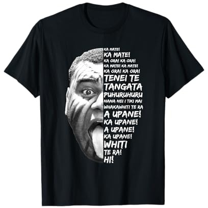 Haka Nueva Zelanda Old Black Maori New Zealand NZ Fan Rugby Camiseta