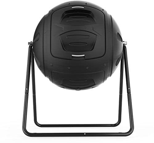 SQUEEZE master Composteur multifonction de 130 litres pour déchets de jardin et déchets de cuisine avec bouchon de vidange facile à utiliser pour collecter le liquide