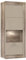 Newroom Hängeschrank Eiche Antik Hängevitrine Modern - 53x132x32,8 cm (BxHxT) - Wandschrank - [Ziana.Three] Wohnzimmer Wohnstube Büro