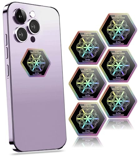 Stickers for Cell Phones//Tablets/Laptops/All Devices，Suitable for Anyone, Black(6 Pcs)