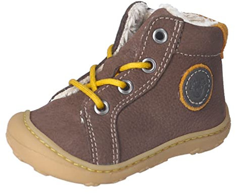 RICOSTA Unisex - Baby Winterstiefel Georgie,Kinder Lauflernschuhe,WMS:Mittel,lose Einlage,terracare,gefüttert,Winterboots,warm,Marone (280),23 EU