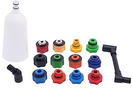 15 tlg Universal Adapterset Trichter Ölwechsel Öl Einfüllgerät Einfüllhilfe KFZ Auto & Motorrad Werkzeuge