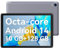 Hakaug Tablet 10.1 Inch Android 14 Octa-core with 10 GB+128GB Tablets, 5MP+8MP Camera, Widevine L1, 5000mAh Battery, Bluetooth 5.0 Tablet PC, 3.5mm Headphone Jack (Gray)