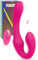 MySecretCase Strapless Strap-On - Dildo Doppia Testa Vibratore Telecomandato, Vibratori Bluetooth, Dildo Doppio Comando a Distanza, Strapon Sextoys Donna, Vibratoreper Donna Strap on Coppie (Fucsia)