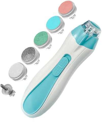 Elektrisk babynagelfil, elektrisk baby nagelslipning - elektrisk nagelkvarn, batteridriven manikyrvårdset med lätt slutstämpel