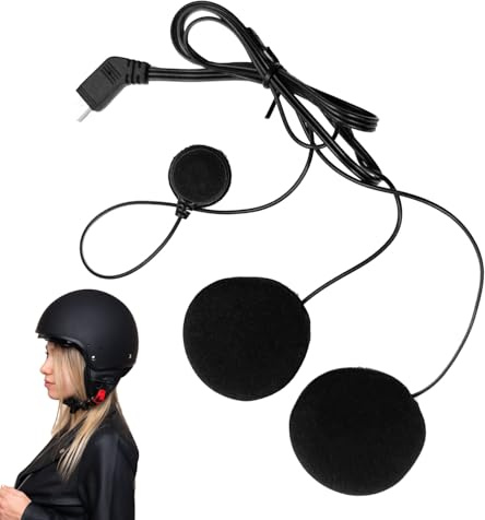 Genérico Motorcycle Helmet Headsets, Intercom Communication Microphone, vattentäta ljudsystem, 10-stiftsverktyg, trådlösa enheter, brusreducering, inbyggd högtalare, händer