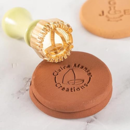 Sello De Cerámica Personalizado, Sello De Latón Personalizado Para Cerámica, Sello De Arcilla Personalizado, Regalo Para Alfareros