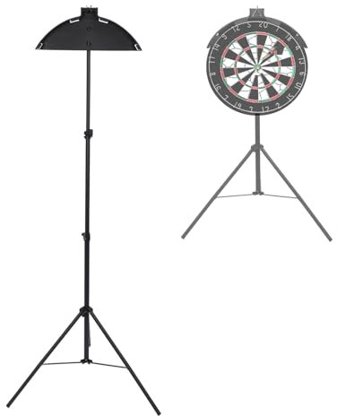 Dartboard -Ständer, Hight Einstellbare Dart -Board -Stativständer, Faltbare Dartboard -Reiseständer, Metall -Dartboard -Montagehalterung, Tragbares Boardhalter -Rack