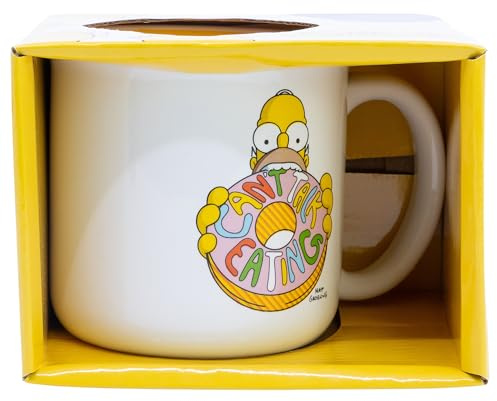 Stor Simpsons Kaffeebecher aus Keramik, 400 ml