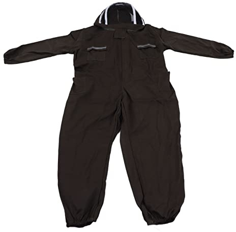 Tuta da apicoltore verde tutto in uno Abbigliamento protettivo per apicoltore in poliestere traspirante ventilato per tutto il corpo