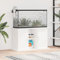 ZEYUAN Aquariumständer Weiß 101x41x58 cm Holzwerkstoff, Aquarium Unterschrank, Aquarium Schrank, Aquariumschrank, Aquarium Tisch, Aquarium Stands 833607