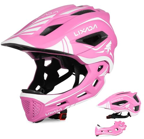 Lixada Casque Enfant Velo, Protection Robuste Casque Trotinette, Ajustement Parfait, Design Respirant -52-58cm(Âge 3-15 Ans)
